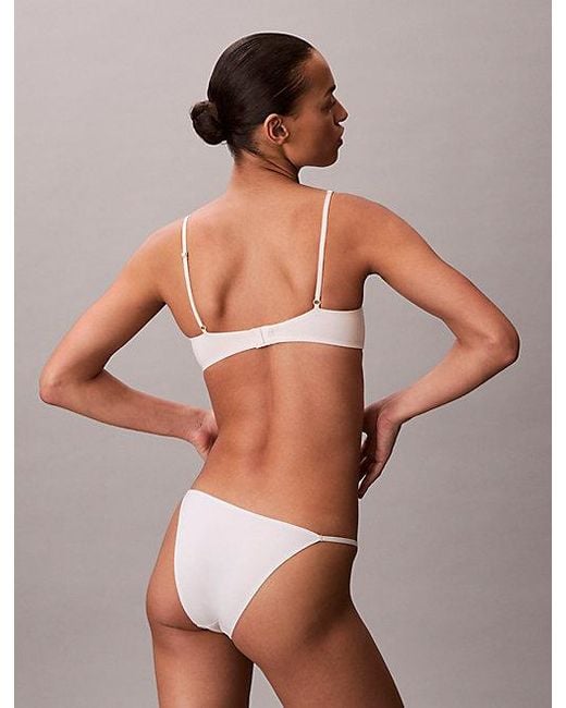 Calvin Klein Multicolor Balconette Bra Cotton Modal Bare