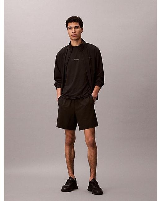 Calvin Klein Brown Sport Performance Quick Dry Gym T-Shirt for men