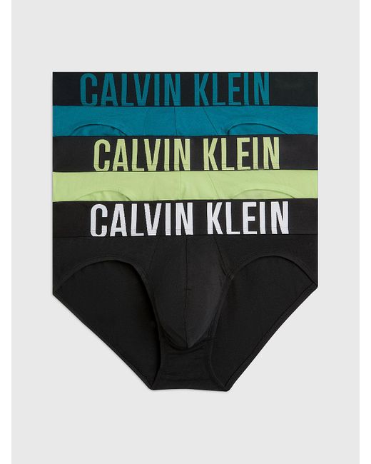 Calvin Klein Blue 3 Pack Briefs - Intense Power for men