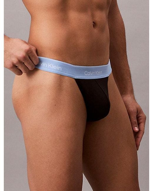 Calvin Klein 3-Pack Strings in het Multicolor voor heren