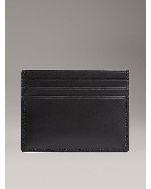 Calvin Klein Leren Rfid-Pashouder in het Gray voor heren