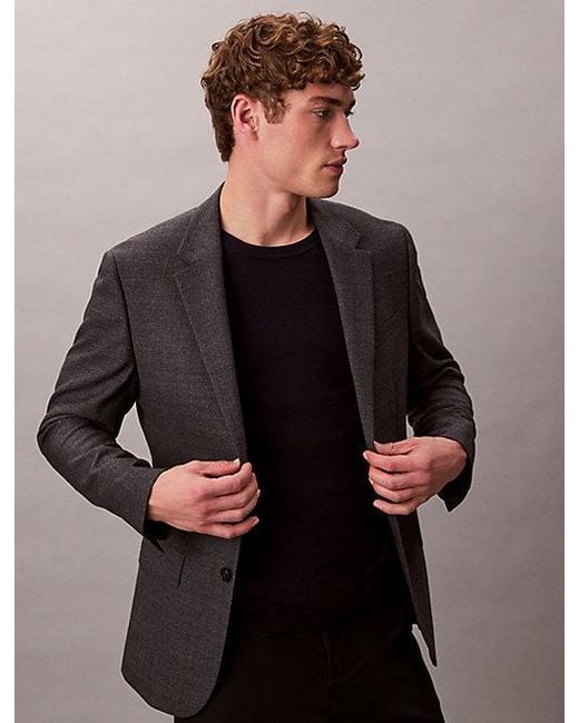 Calvin Klein Multicolor Merino Wool Classic Jumper for men