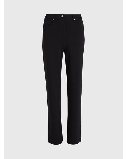 Pantalon slim en jersey Milano Calvin Klein en coloris Black