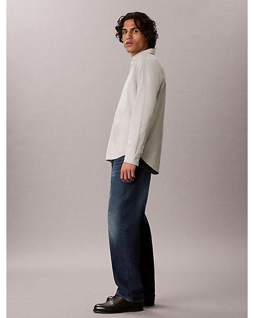 Calvin Klein Multicolor Jeans Relaxed Wide Leg Jeans for men