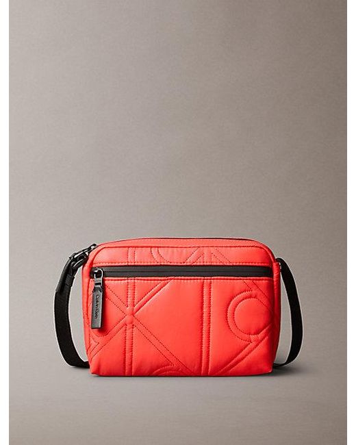 Calvin Klein Gesteppte Camera Bag in Red für Herren