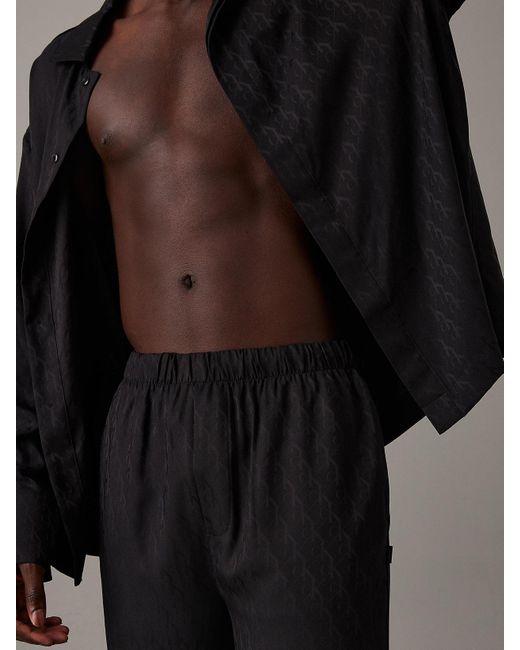 Calvin Klein Black Pyjama Pants for men