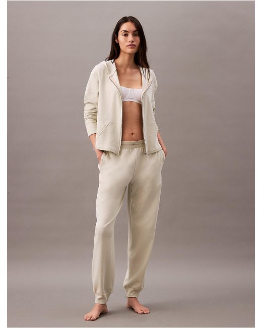 Calvin Klein Brown Terry Lounge Joggers