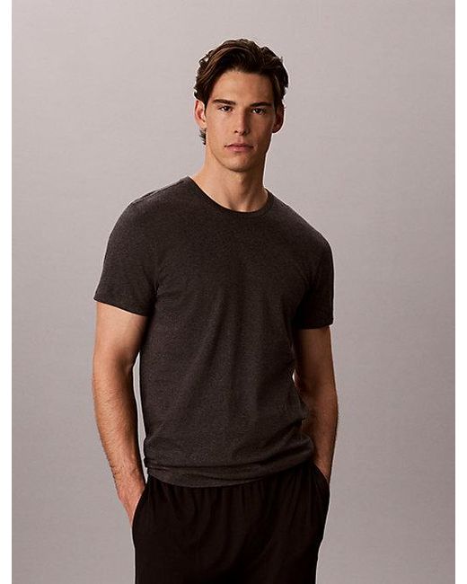 Calvin Klein Multicolor 3 Pack Crewneck T-Shirts Cotton Classics for men