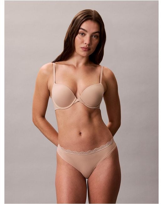 Calvin Klein Brown Low Rise Thong