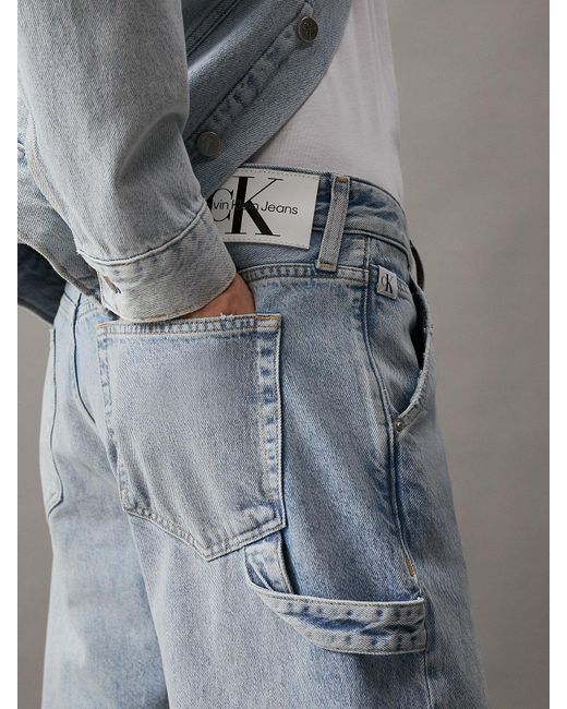 Calvin Klein Gray 90's Straight Carpenter Jeans for men