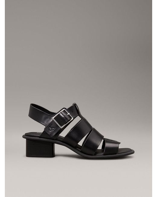 Calvin Klein Multicolor Heeled Fisherman Sandals