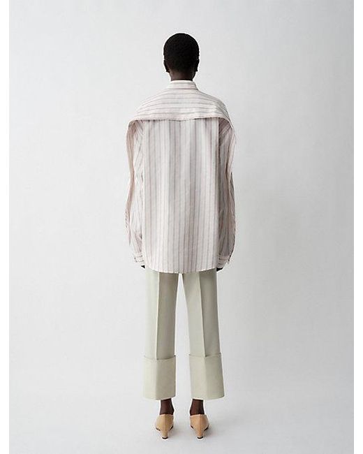 Calvin Klein White Amari Button-Down Shirt