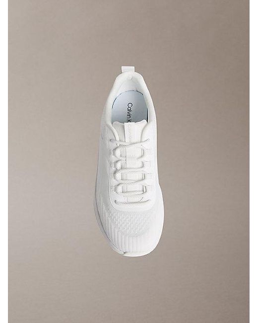 Calvin Klein Multicolor Ck Volumax Chunky Ck Stripe Runner Trainers for men