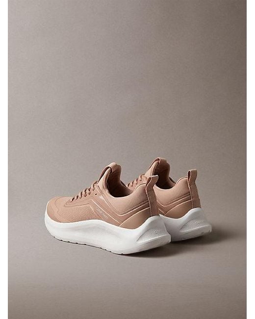 Calvin Klein Multicolor Ck Curve Lightweight Runner Trainers