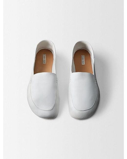 Calvin Klein White Vela Loafer