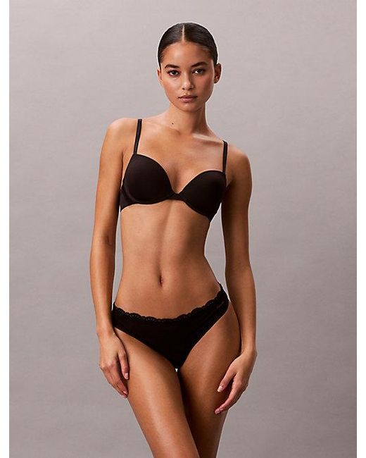 Calvin Klein Black 3 Pack Thongs