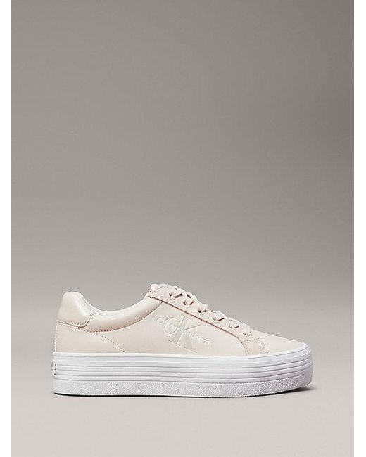 Zapatillas de plataforma Calvin Klein de color White