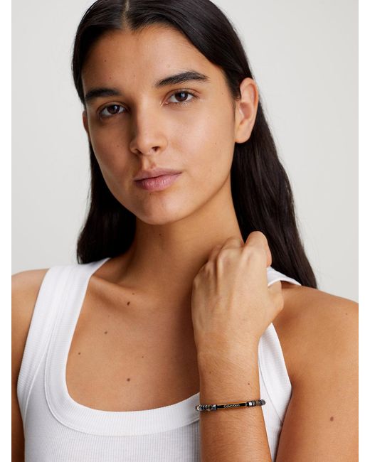 Calvin Klein Multicolor Adjustable Beaded Bracelet