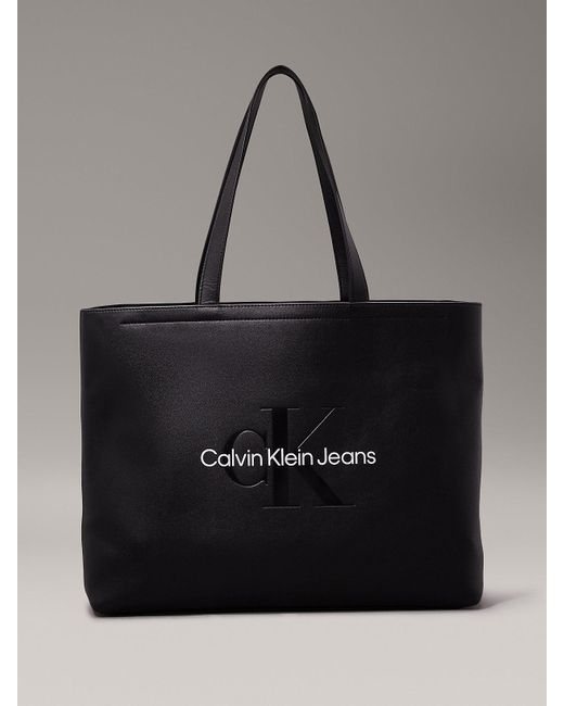 Calvin Klein Black Large Tote Bag