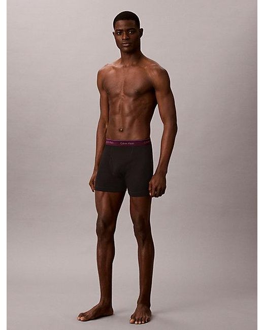 Calvin Klein Black 5 Pack Boxer Briefs Cotton Classics for men