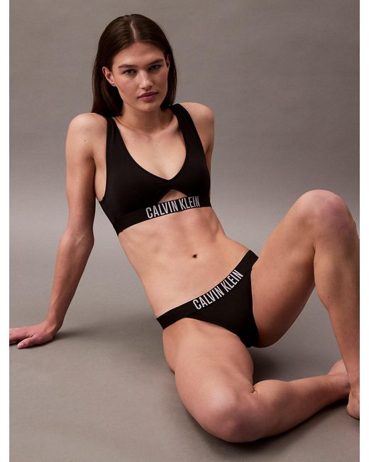 Calvin Klein Black Bralette Bikini Top