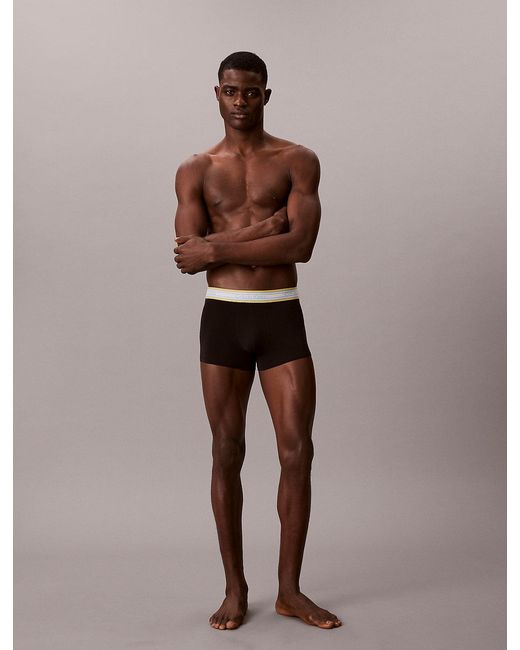 Calvin Klein Gray 3 Pack Trunks for men