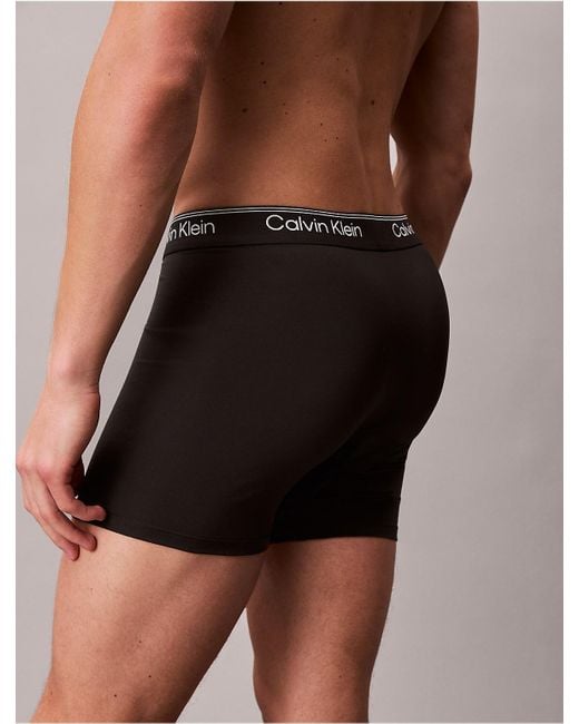 Calvin Klein Black 5 Pack Boxer Briefs for men