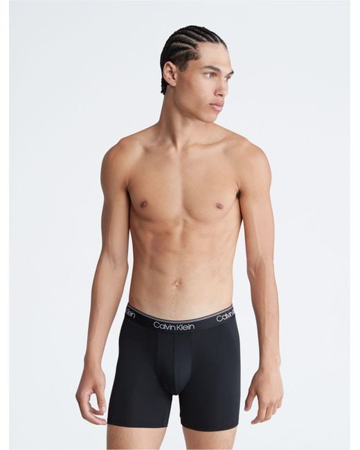 Calvin Klein Men's Big & Tall Underwear Micro Stretch Big&Tall 3-Pack Boxer  Brief