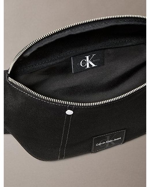 Calvin Klein Canvas Heuptas in het Black voor heren