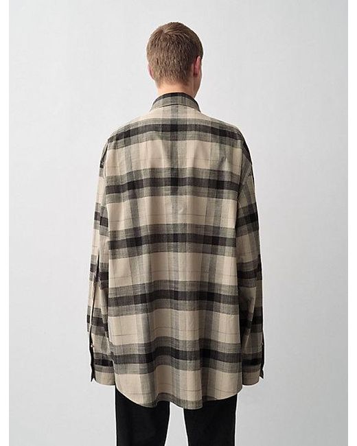Calvin Klein Brown Blakely Plaid Button-Up Shirt for men