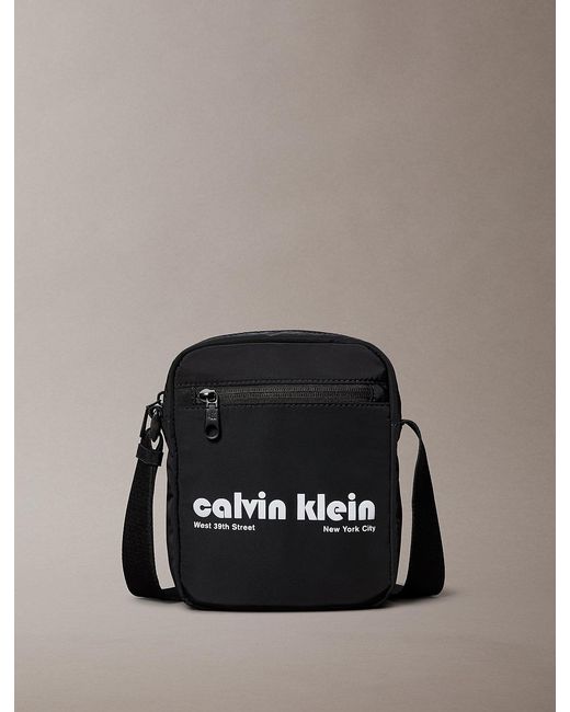 Calvin Klein Black Reporter Bag for men