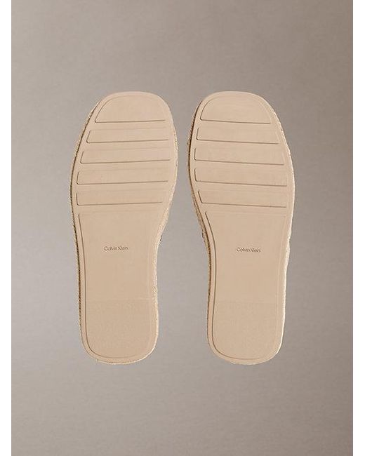 Calvin Klein Multicolor Ebeth Platform Espadrille Sliders