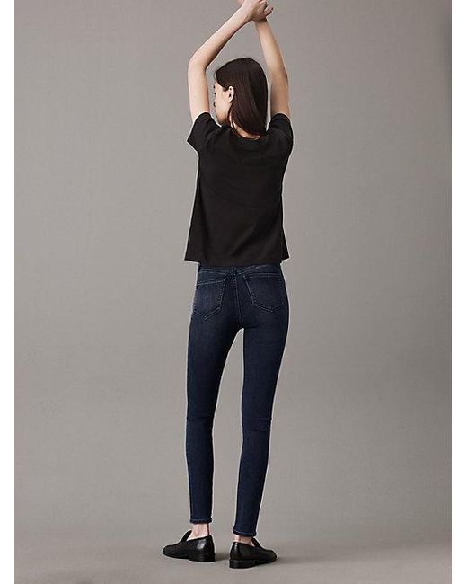 Calvin Klein Blue Jeans High Rise Skinny Jeans