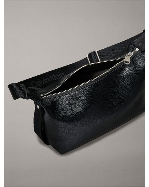 Calvin Klein Gray All Day Small Round Shoulder Bag