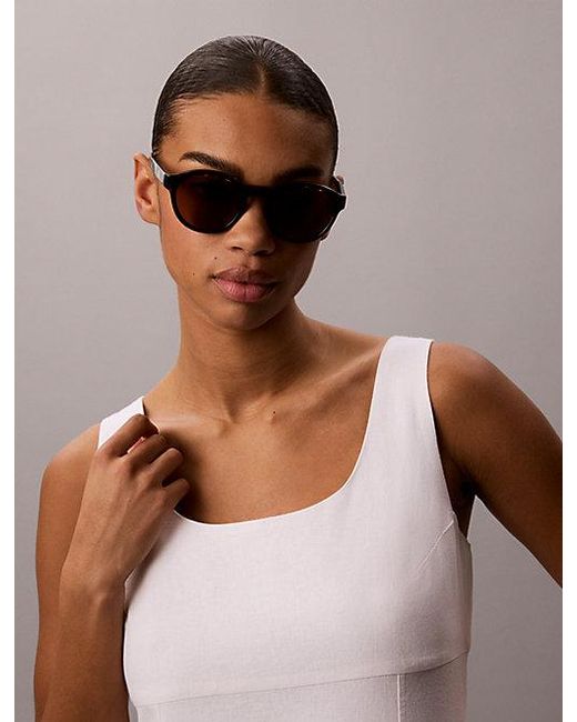 Calvin Klein Multicolor Jeans Round Sunglasses Ckj26604S