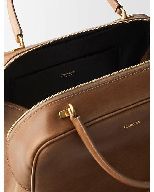 Calvin Klein Brown America Duffel Bag