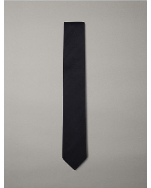 Calvin Klein White Unison Solid Tie for men