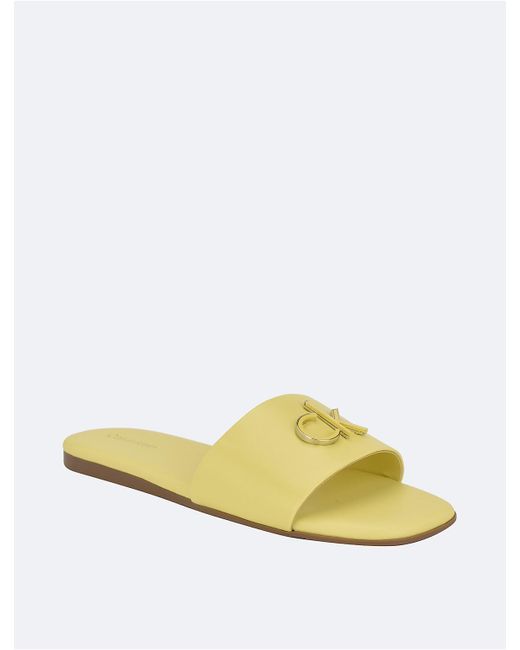 Calvin Klein Yellow Yancie Sandal