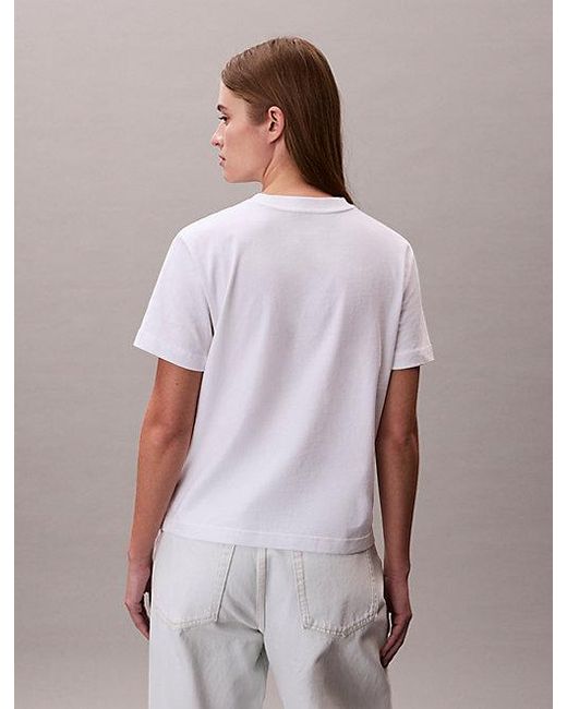 Calvin Klein Multicolor Jeans Monogram Appliqué T-Shirt
