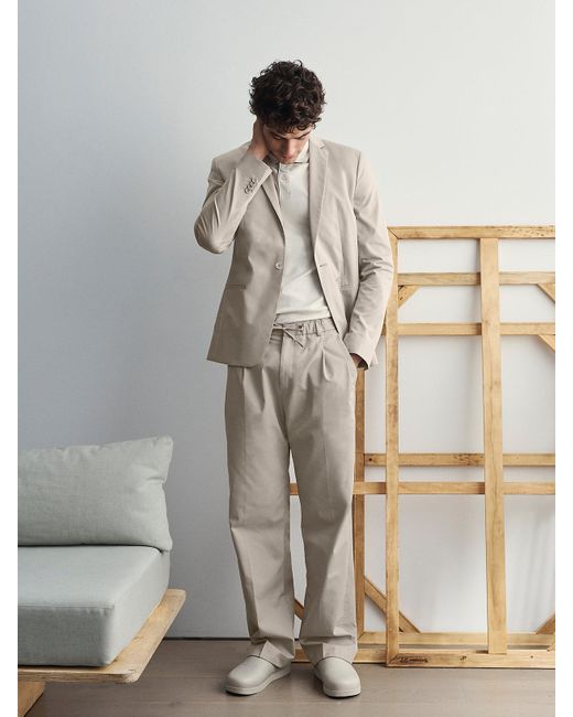 Veste blazer slim en SeaCell Calvin Klein pour homme en coloris Natural