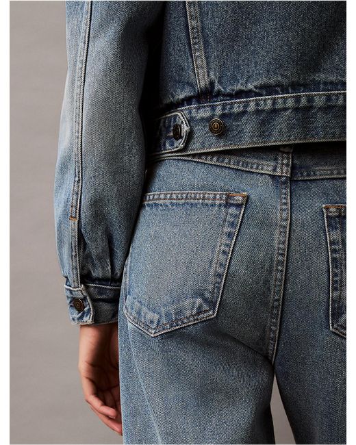 Calvin Klein Blue 90S Trucker Jacket