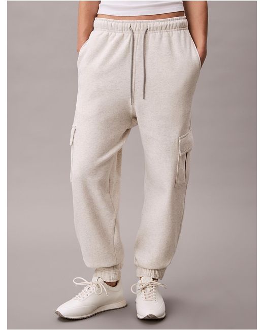 Calvin Klein Multicolor Calvin Klein Monogram Fleece Cargo Joggers