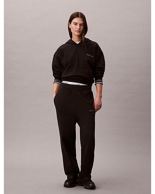 Calvin Klein Black Sport French Terry Joggers