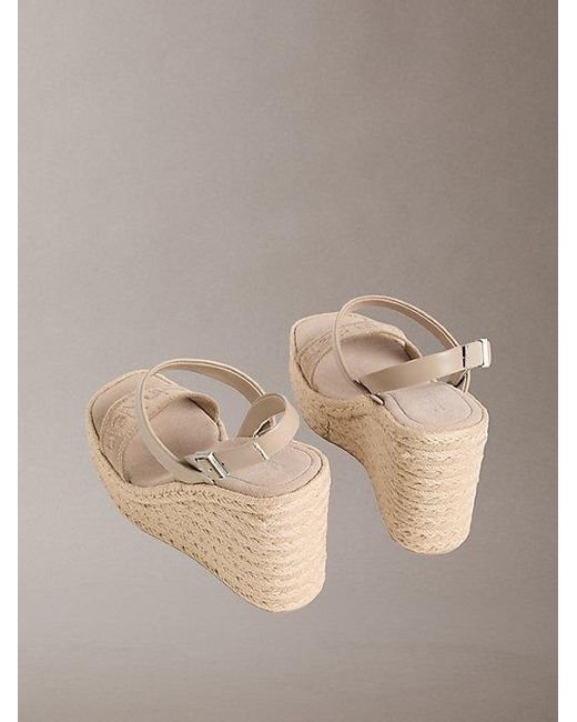 Calvin Klein Multicolor Elisabeth Espadrille Wedge Sandals