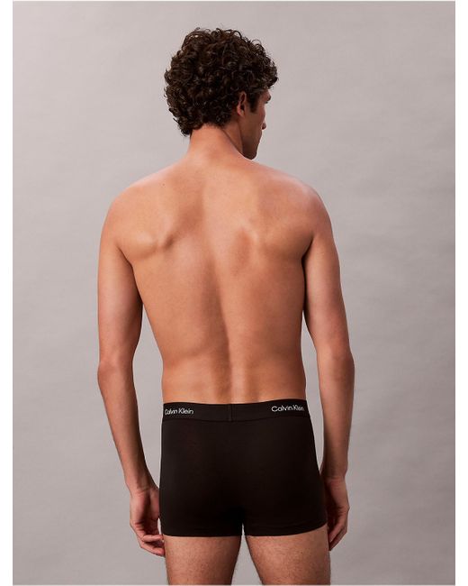 Calvin Klein Black 3 Pack Trunks for men