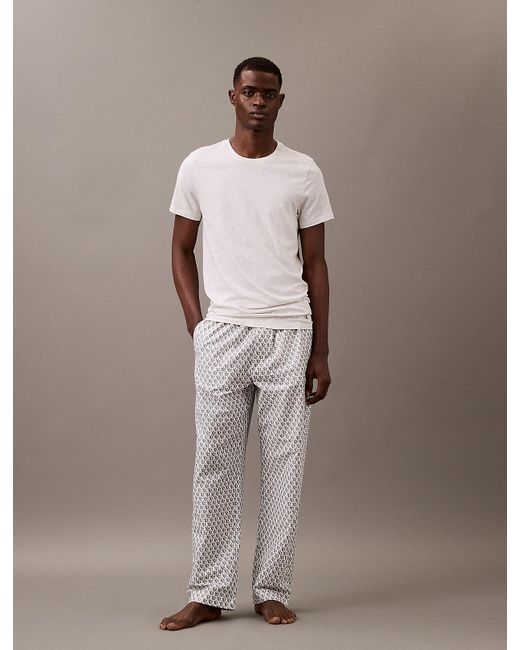 Calvin Klein White 3 Pack T-Shirts for men