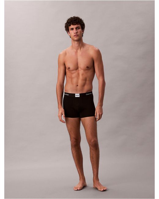 Calvin Klein Black 3 Pack Trunks for men