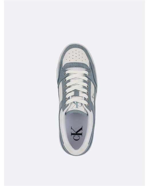 Calvin Klein Blue Alondra Platform Sneaker