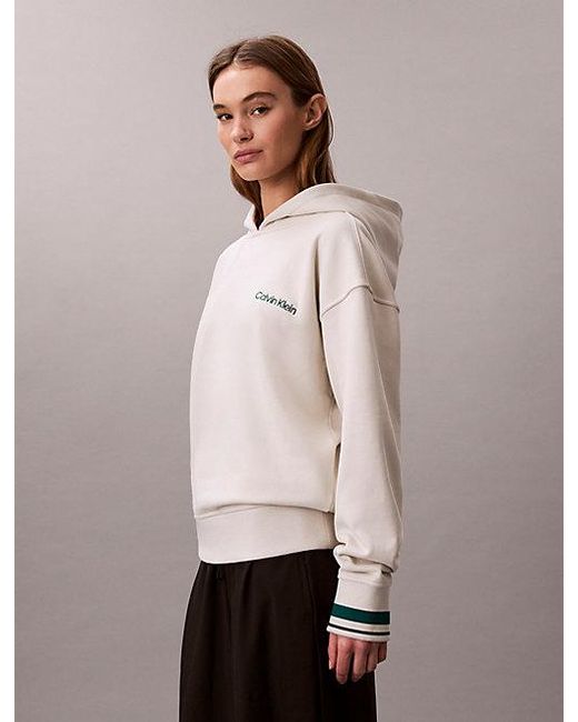 Calvin Klein Natural Sport French Terry Hoodie