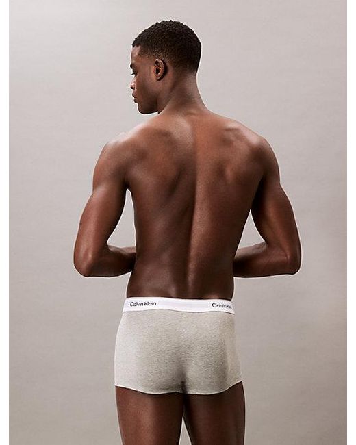 Calvin Klein 3-Pack Lage Boxers in het White voor heren
